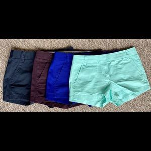 J. Crew Chino Shorts Size 6 - lot of 2